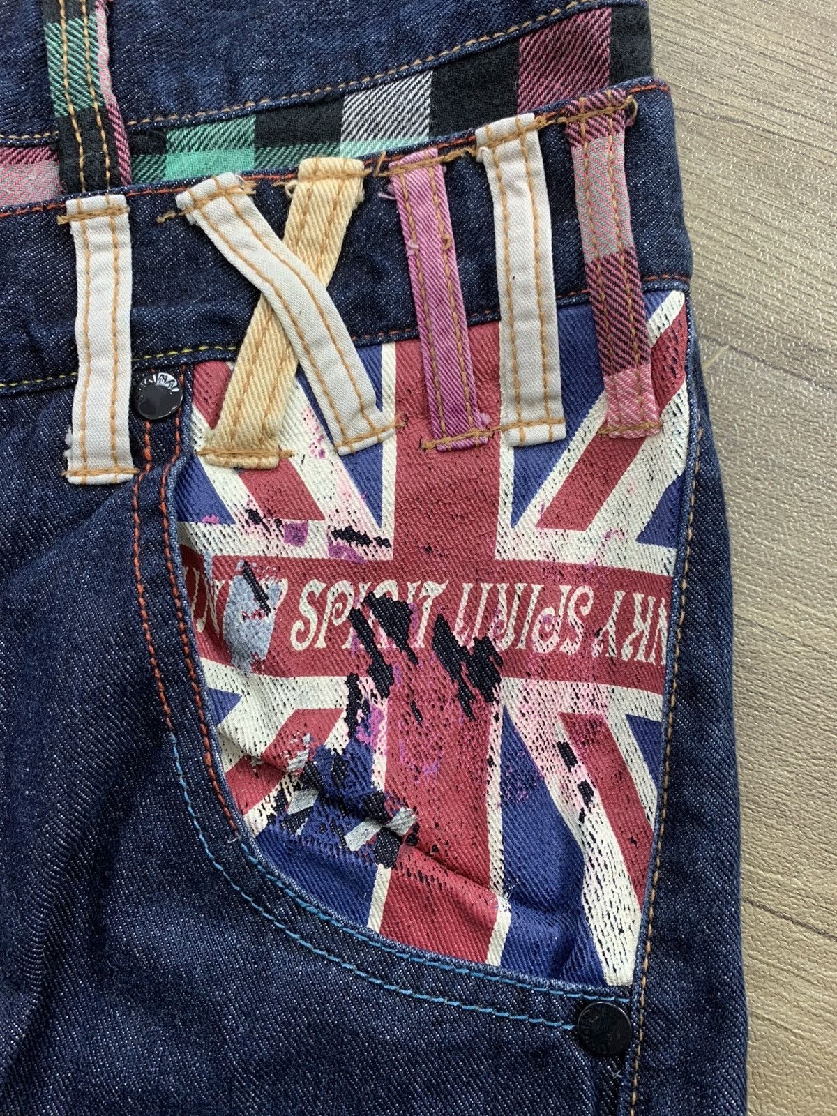 Hysteric Glamour 2000s Sorridere Double Waist Punk Plaid Lgb Style Jeans Size US 29 - 12 Thumbnail