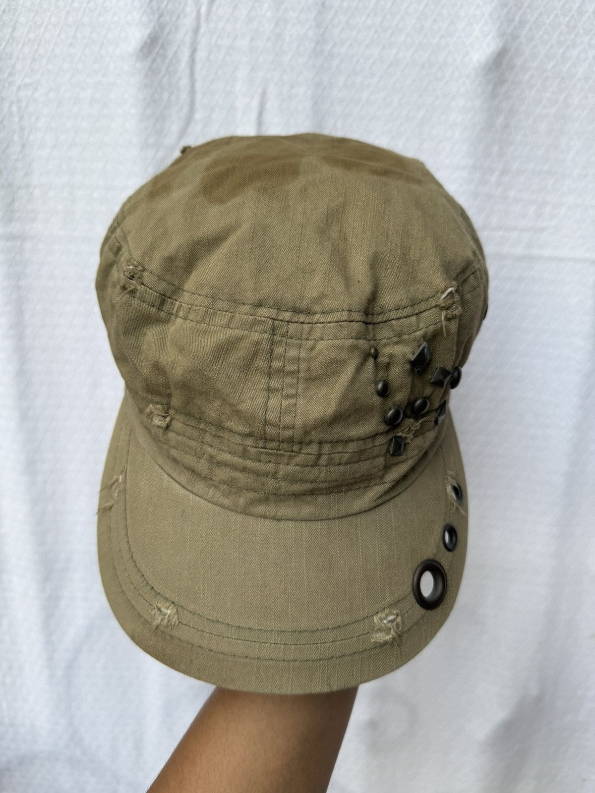 Hysteric Glamour Distressed Studded Gothic Style Hats Size ONE SIZE - 3 Thumbnail