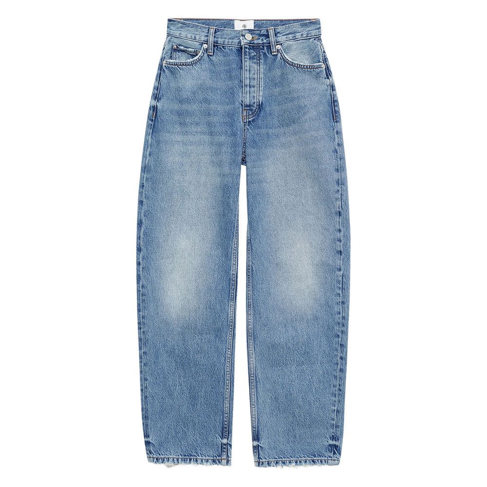 Anine Bing Anine Bing BLUE Denim - Straight-Leg Jeans Size 24" / US 00 / IT 34 - 1 Thumbnail