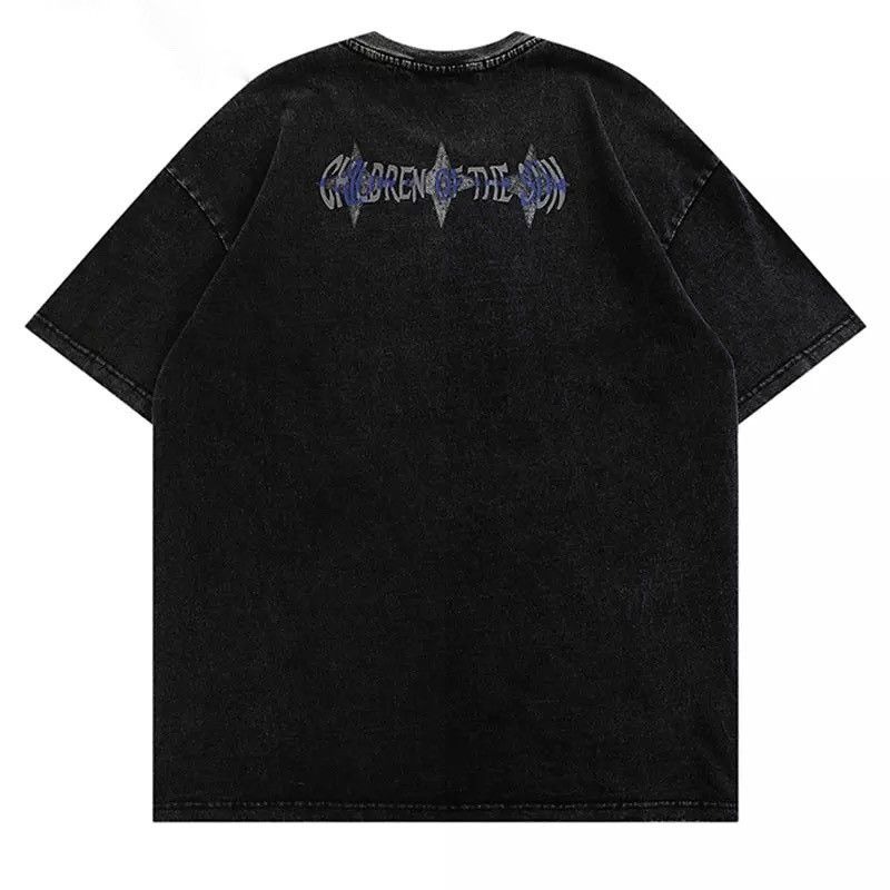 Japanese Brand × Vintage Cotton T-shirt Punk streetwear Gothic hip-hop Harajuku style Size US L / EU 52-54 / 3 - 2 Thumbnail