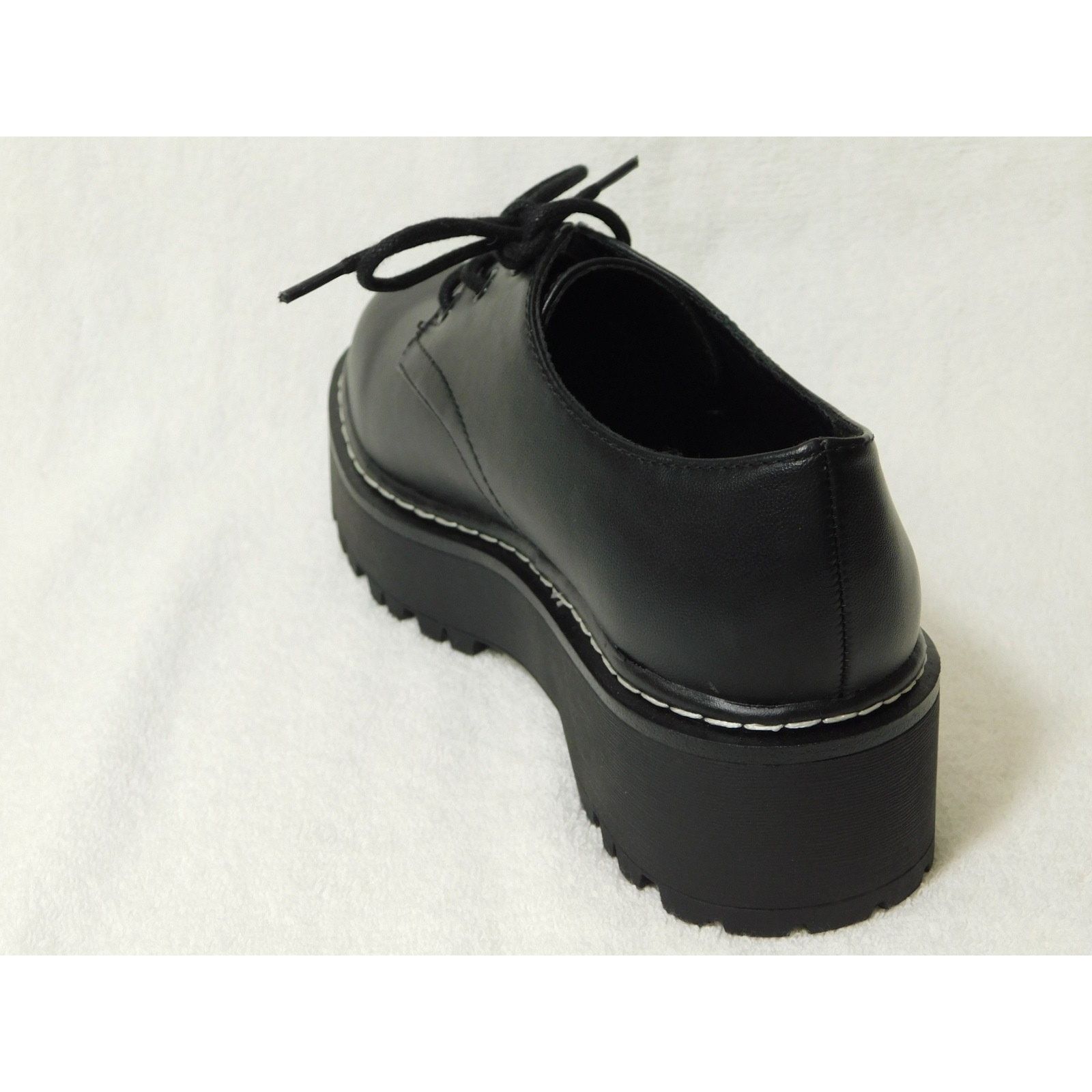 Other W682 Wild Pair Black Authentick Lug Oxfords Shoes 7.5 M Size US 7.5 / IT 37.5 - 3 Thumbnail