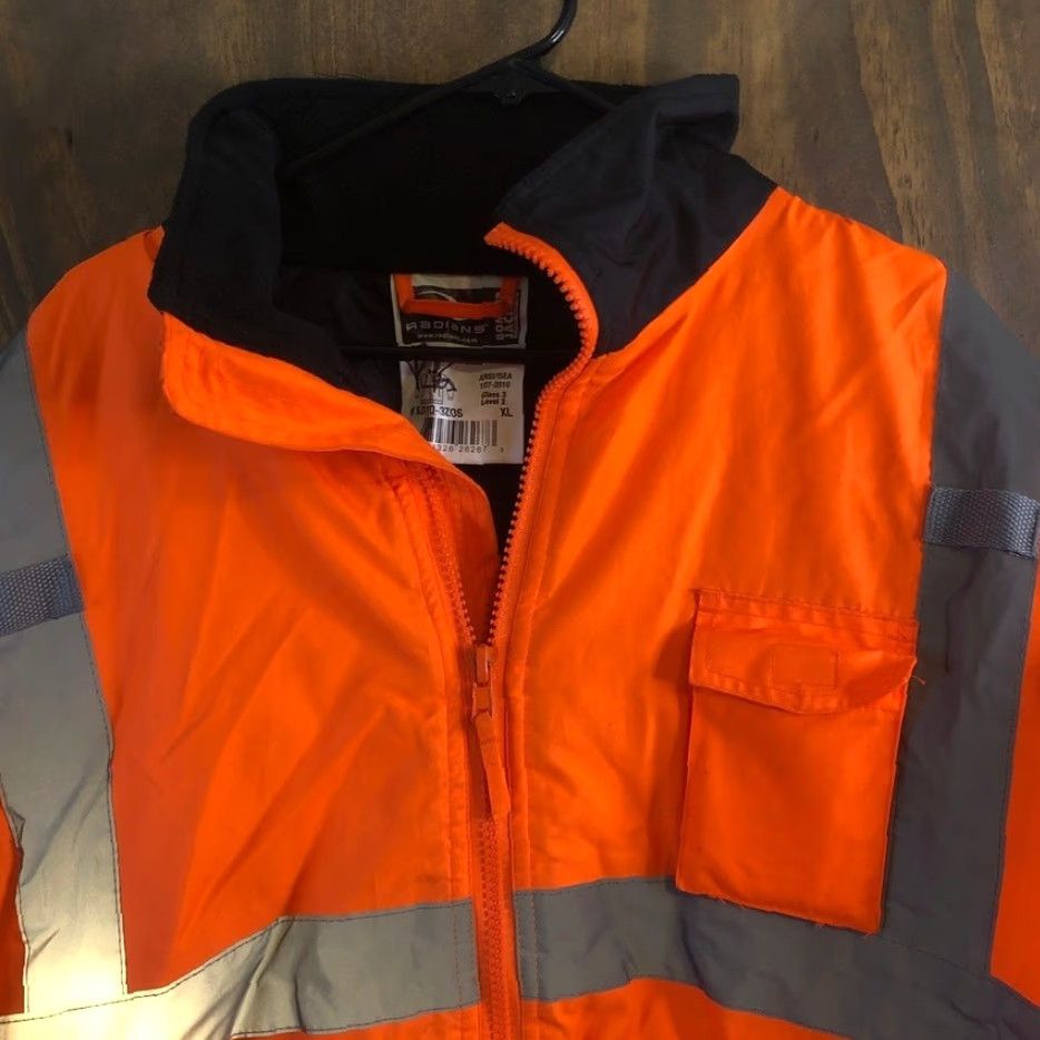 Weatherproof Radians Mens Jacket Bomber XL Orange Weather Proof Workwear XL Size US XL / EU 56 / 4 - 2 Thumbnail