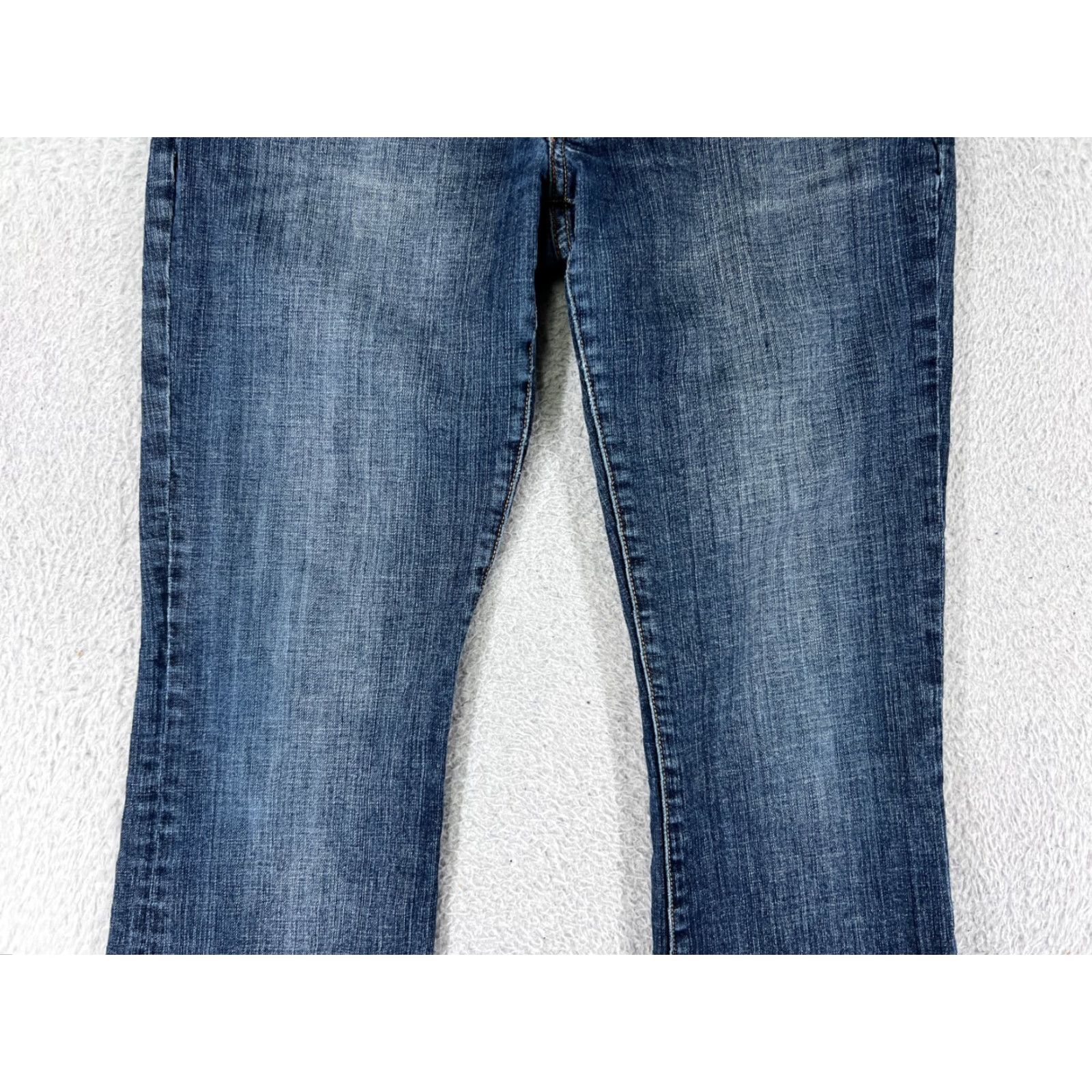 Denime SaltWorks Jeans Women 30 Blue Denim Bootcut Low Rise SaltWorks 5-Pocket Denim Slim Moderate Stretch Blue 90s Cowboy Theme Womens Size 30" / US 8 / IT 44 - 6 Thumbnail