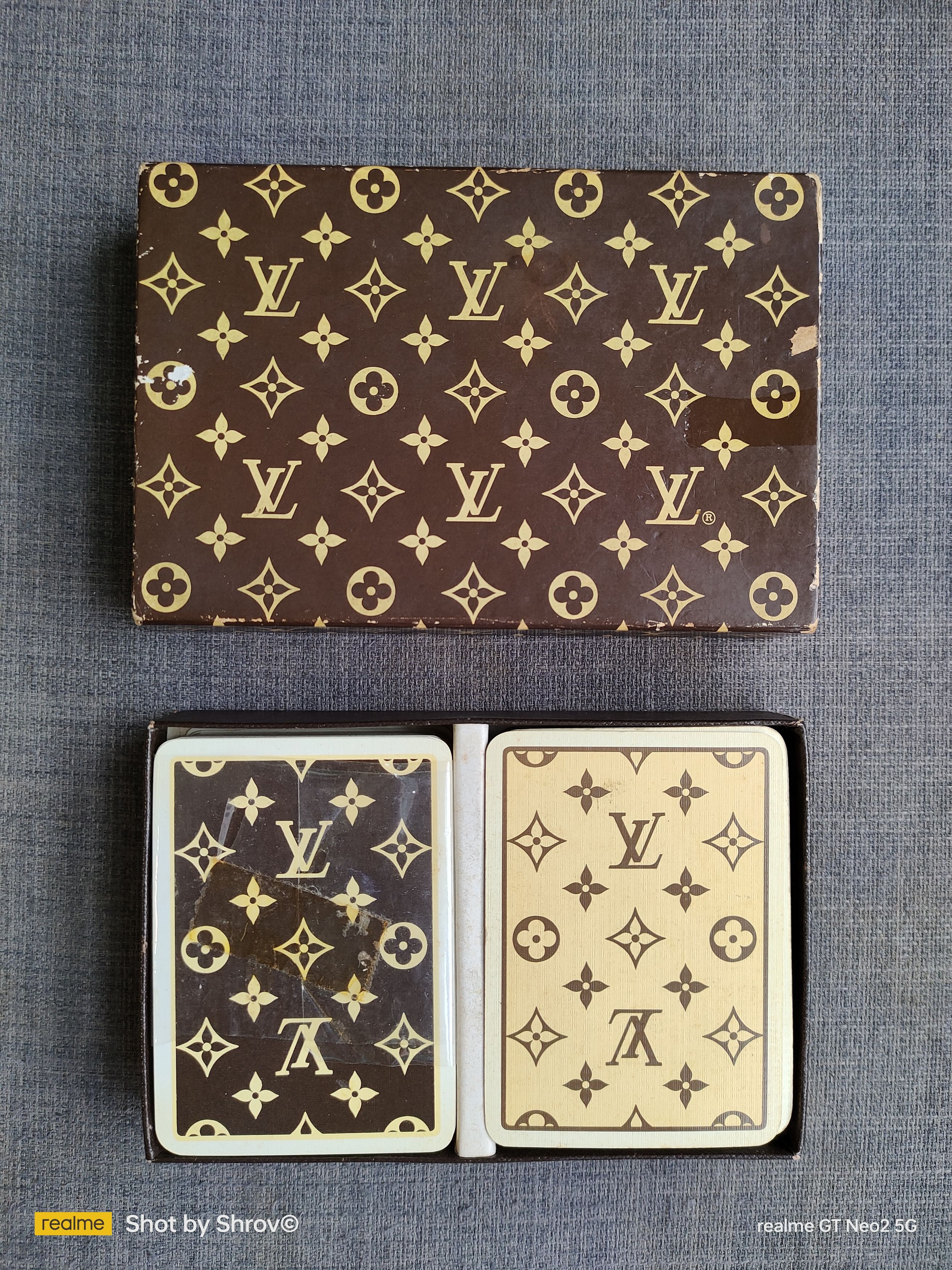 Designer × Japanese Brand × Louis Vuitton LOUIS VUITTON vintage 2 Decks Original Box Monogram Rare JPN Size ONE SIZE - 1 Thumbnail