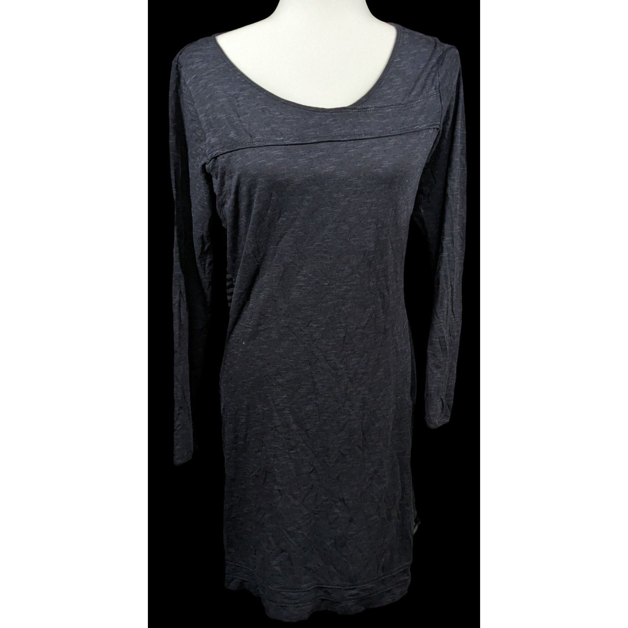 Other Casual Goth Side Striped Long Sleeve Dress by Horny Toad Size M / US 6-8 / IT 42-44 - 1 Thumbnail
