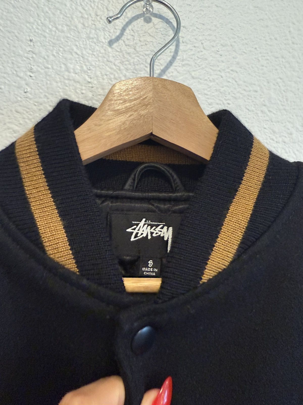 Dover Street Market × Stussy Limited-edition Stussy 40th Anniversary Varsity Jacket Size US S / EU 44-46 / 1 - 5 Thumbnail