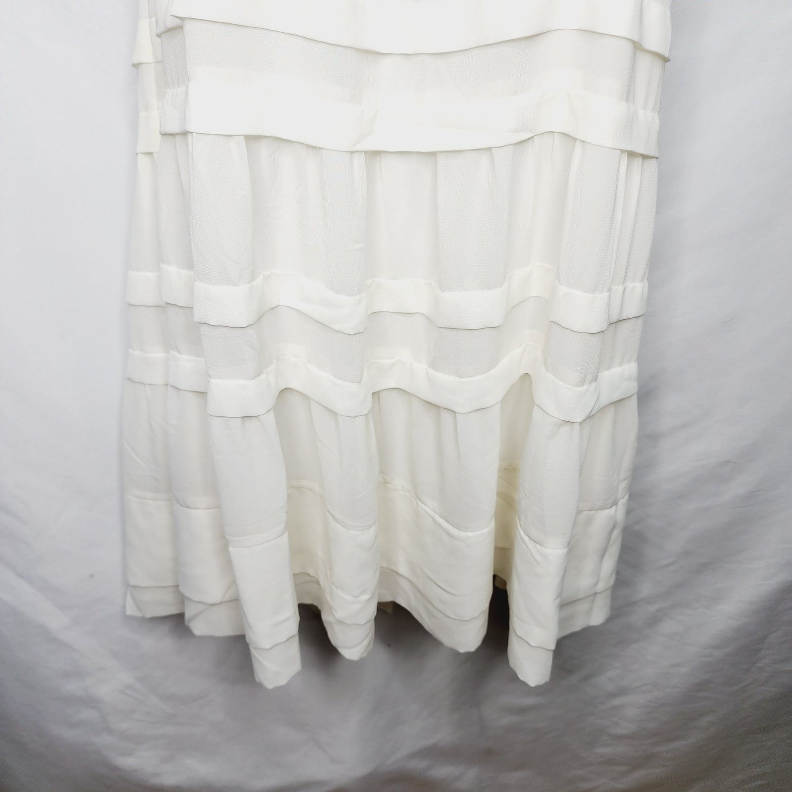 Other H&M Conscious Collection White Dress Boho Cottagecore Size M / US 6-8 / IT 42-44 - 8 Thumbnail