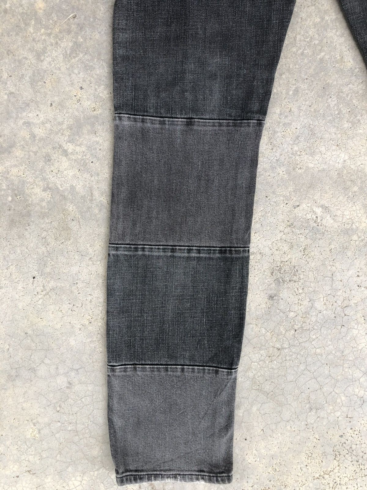 Who Decides War Adidas Distressed Jeans Patchwork Skinny Jeans Size US 34 / EU 50 - 11 Thumbnail