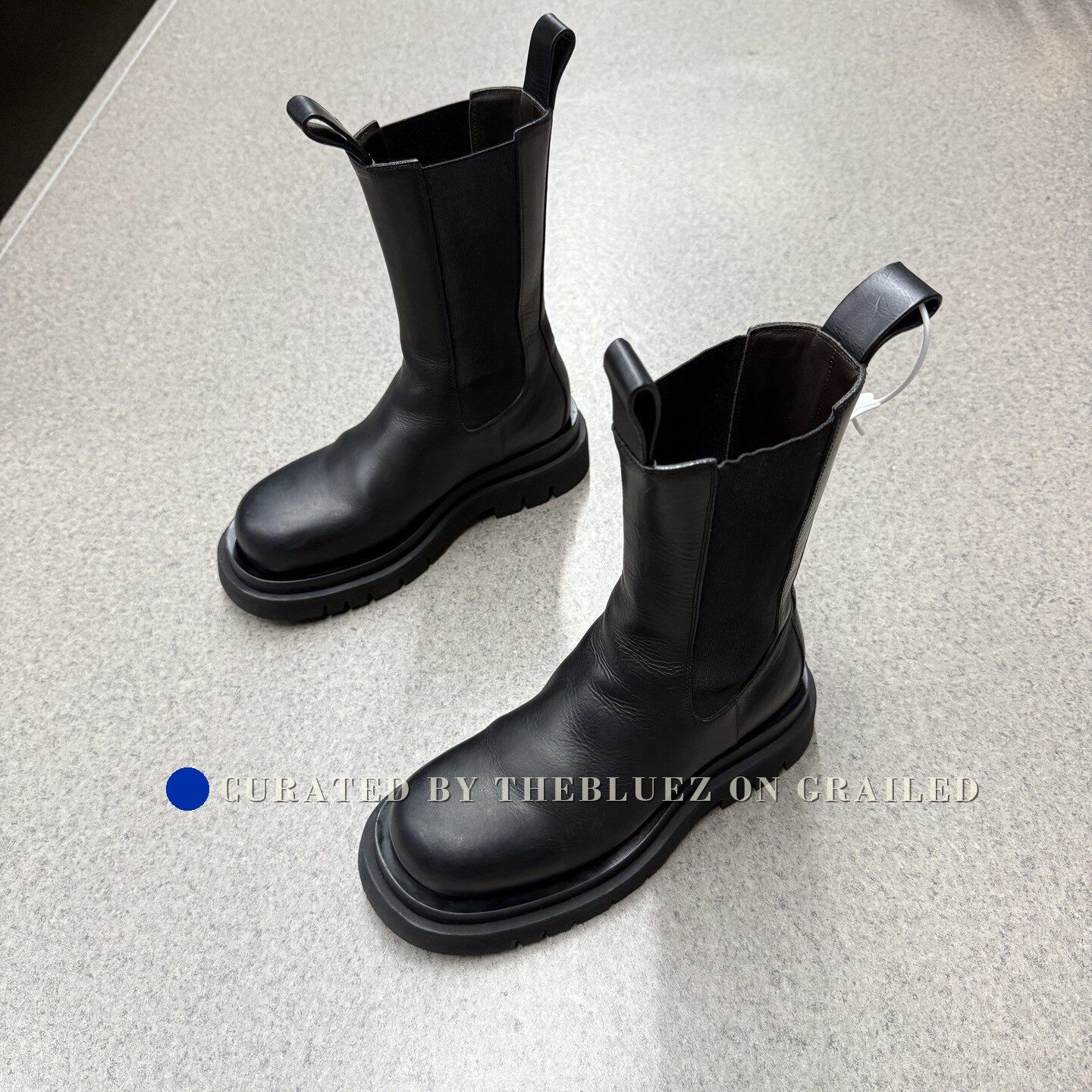 Bottega Veneta Bottega Veneta Black Thick Sole Chelsea Boots Size US 6 / IT 36 - 1 Thumbnail