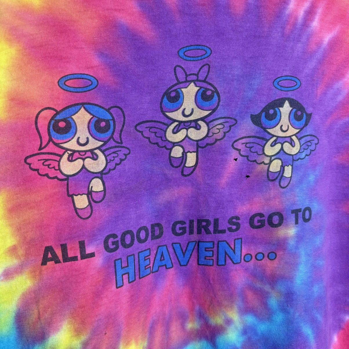 Cartoon Network Vintage 00s Powerpuff Girls Good Bad Girls Cancun T-Shirt Size US XL / EU 56 / 4 - 3 Thumbnail