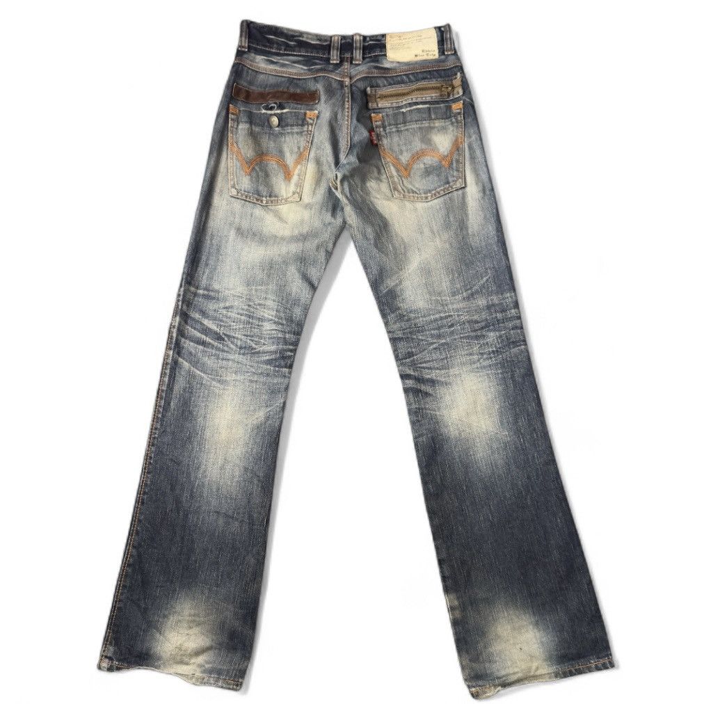 Beauty Beast 🔥🇯🇵 Japanese Denim Edwin Blue Trip Boot Cut Jeans W32 Size US 32 / EU 48 - 2 Thumbnail