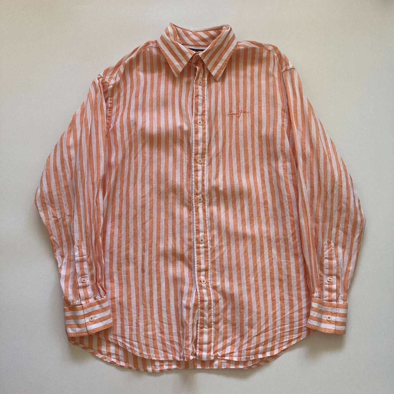 Sean John Vintage Sean John Bad Boy Records Diddy Linen Shirt Size US L / EU 52-54 / 3 - 1 Thumbnail