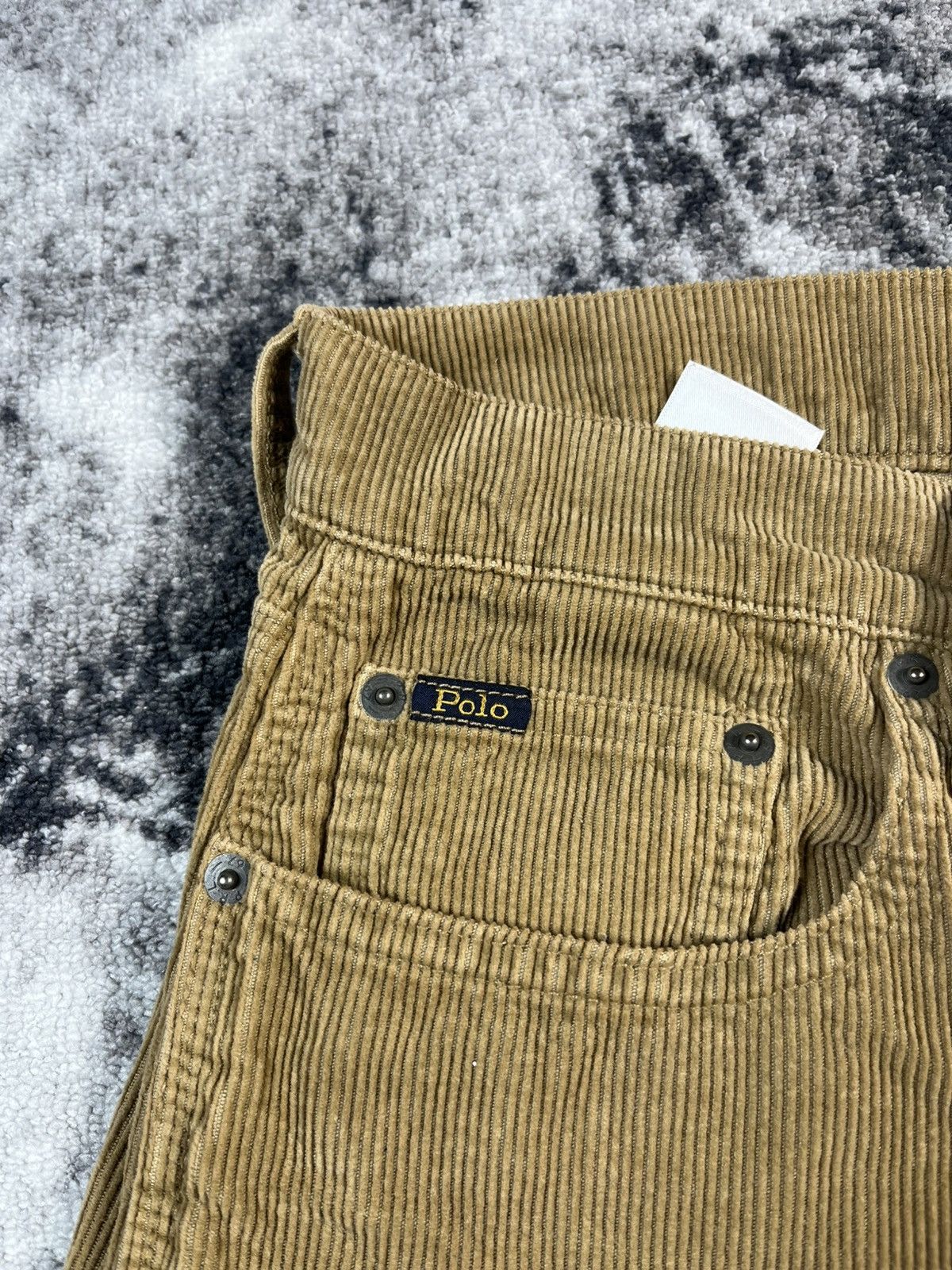 Polo Ralph Lauren Polo Ralph Lauren Corduroy Pants Beige W31 Size US 31 - 5 Thumbnail