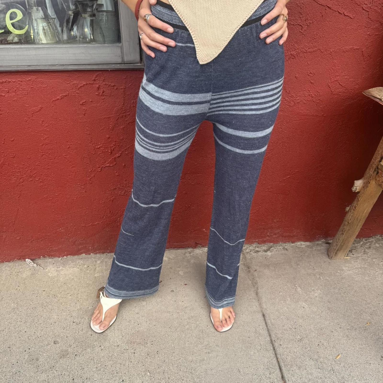 Other Samsara 4 Knit Wide Leg Pants Size 27" / US 4 / IT 40 - 1 Thumbnail