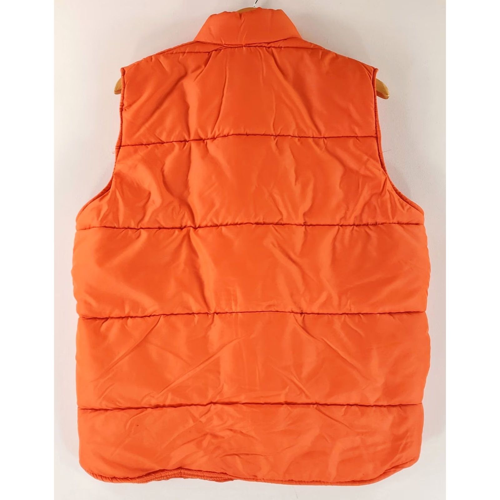 Vintage Fram Autolite Weathercaster Vest VTG 70s Snap Orange Mens L Puffer Jacket Jacket Orange Mens L Size US L / EU 52-54 / 3 - 7 Thumbnail