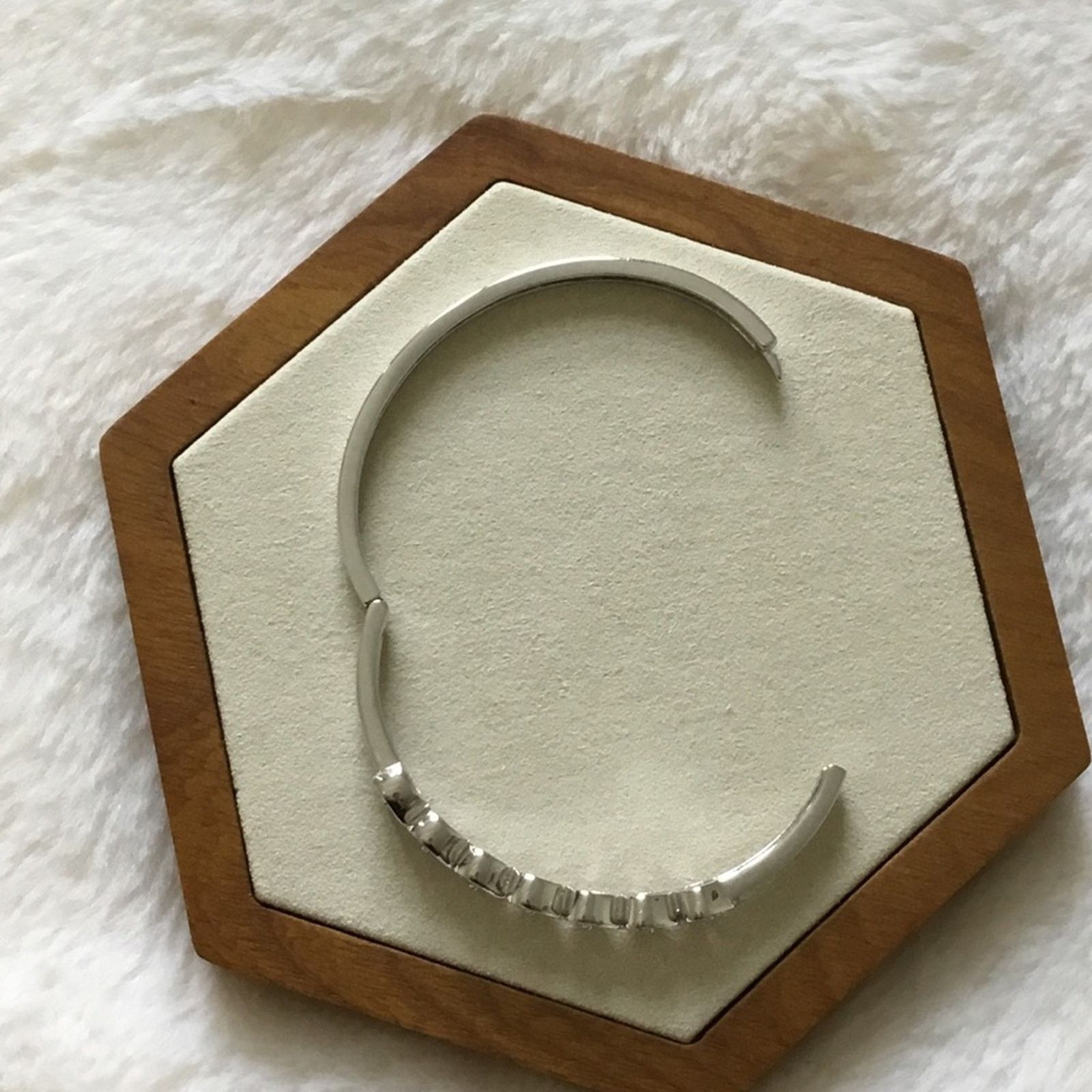 Other Silver Hearts with Vibrant Crystals Bangle Size ONE SIZE - 5 Thumbnail