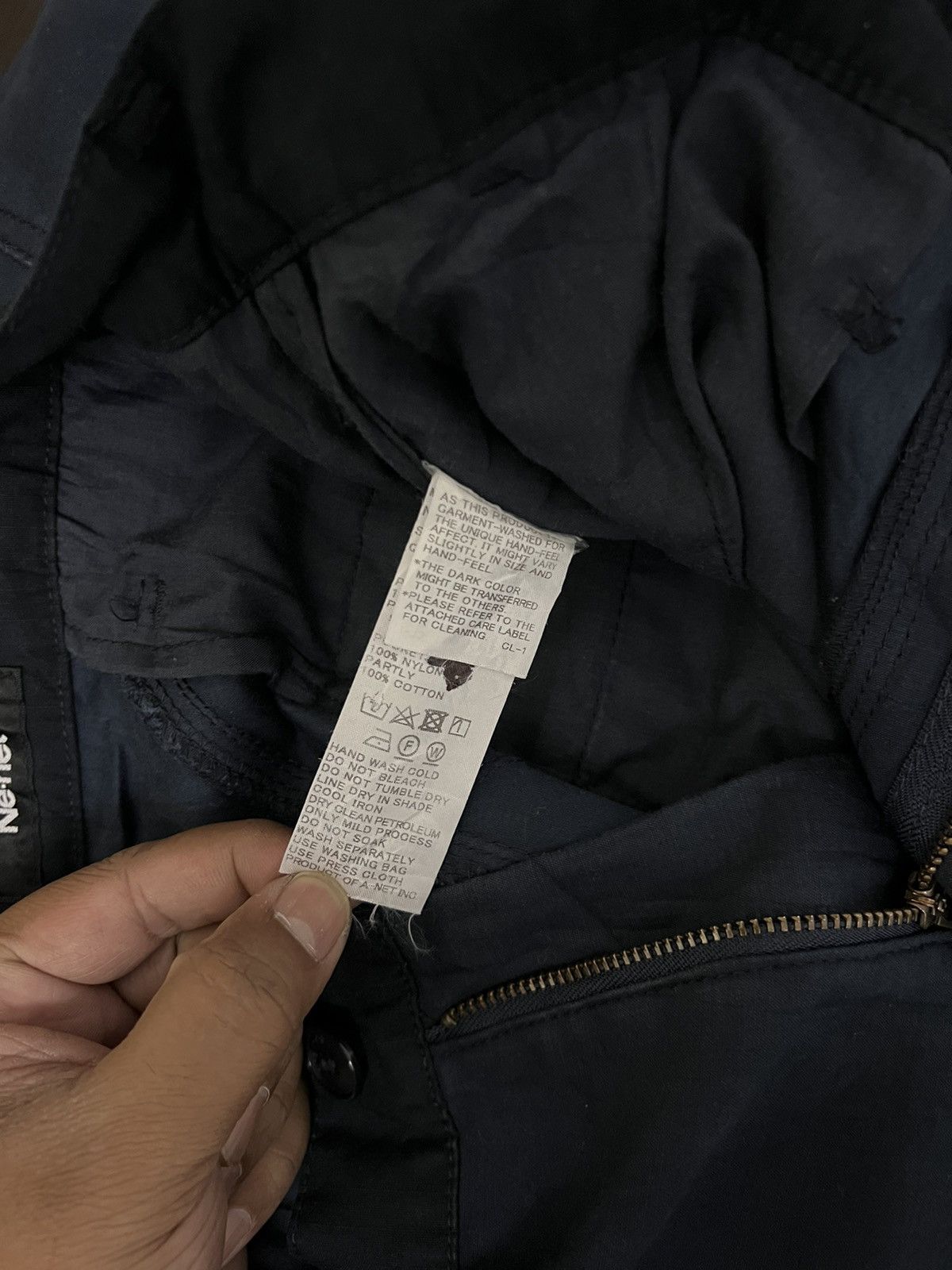 Issey Miyake × Ne-Net 2000s Ne-Net by Issey Miyake Cargo Pants CropCrotch Size US 30 / EU 46 - 7 Thumbnail