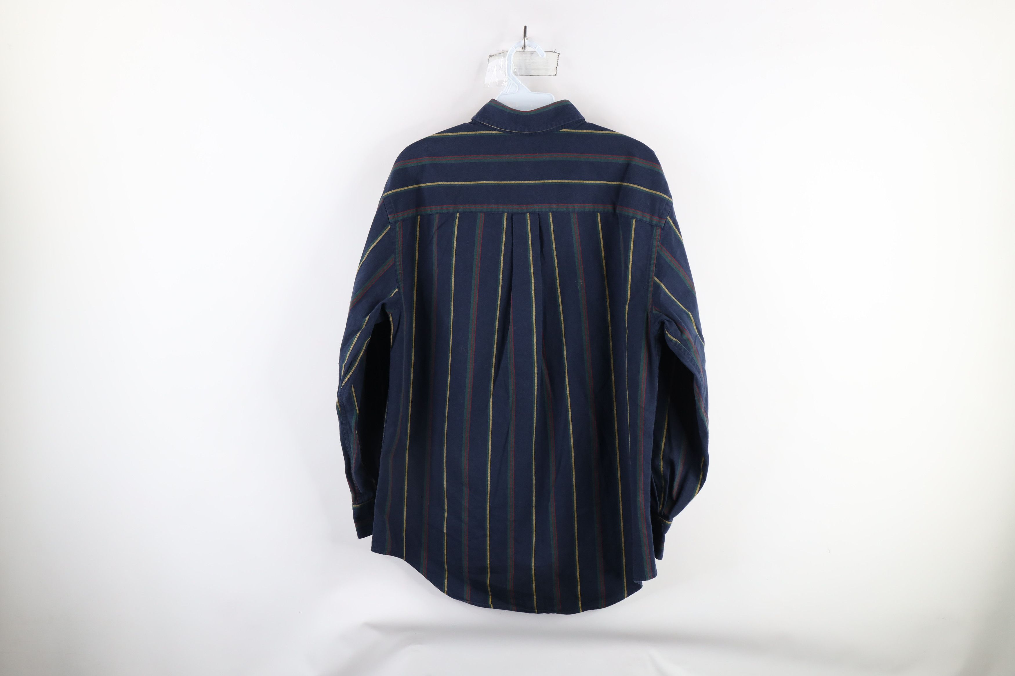 Vintage Vintage 90s Streetwear Striped Collared Button Down Shirt Size US S / EU 44-46 / 1 - 8 Thumbnail