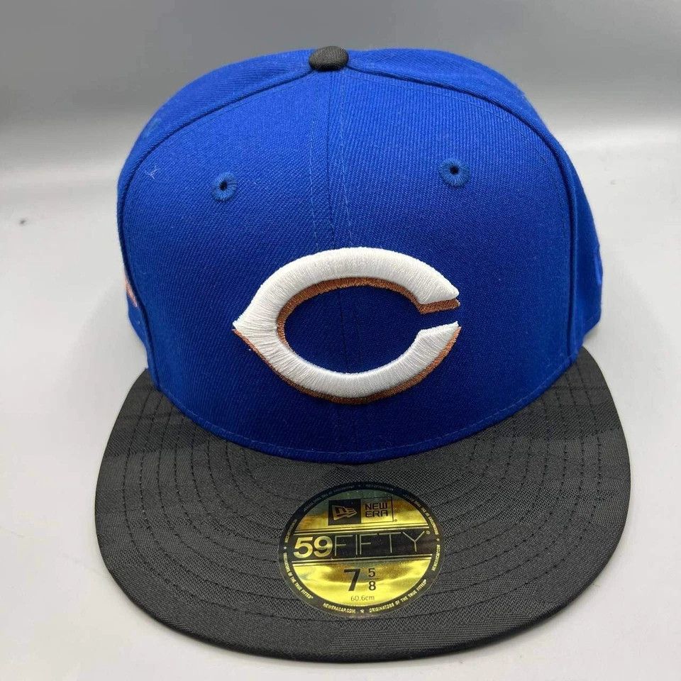 New Era Cincinnati Reds Hat Men 7 5/8 59Fifty New Era MLB Fitted Cap Size ONE SIZE - 3 Thumbnail