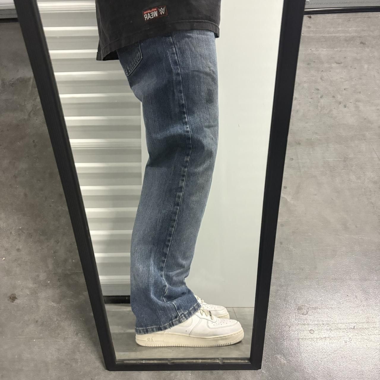 Vintage Crazy Vintage Y2K/2000s Baggy Medium Wash Retro Style Grunge Denim Jeans! Size US 34 / EU 50 - 2 Thumbnail