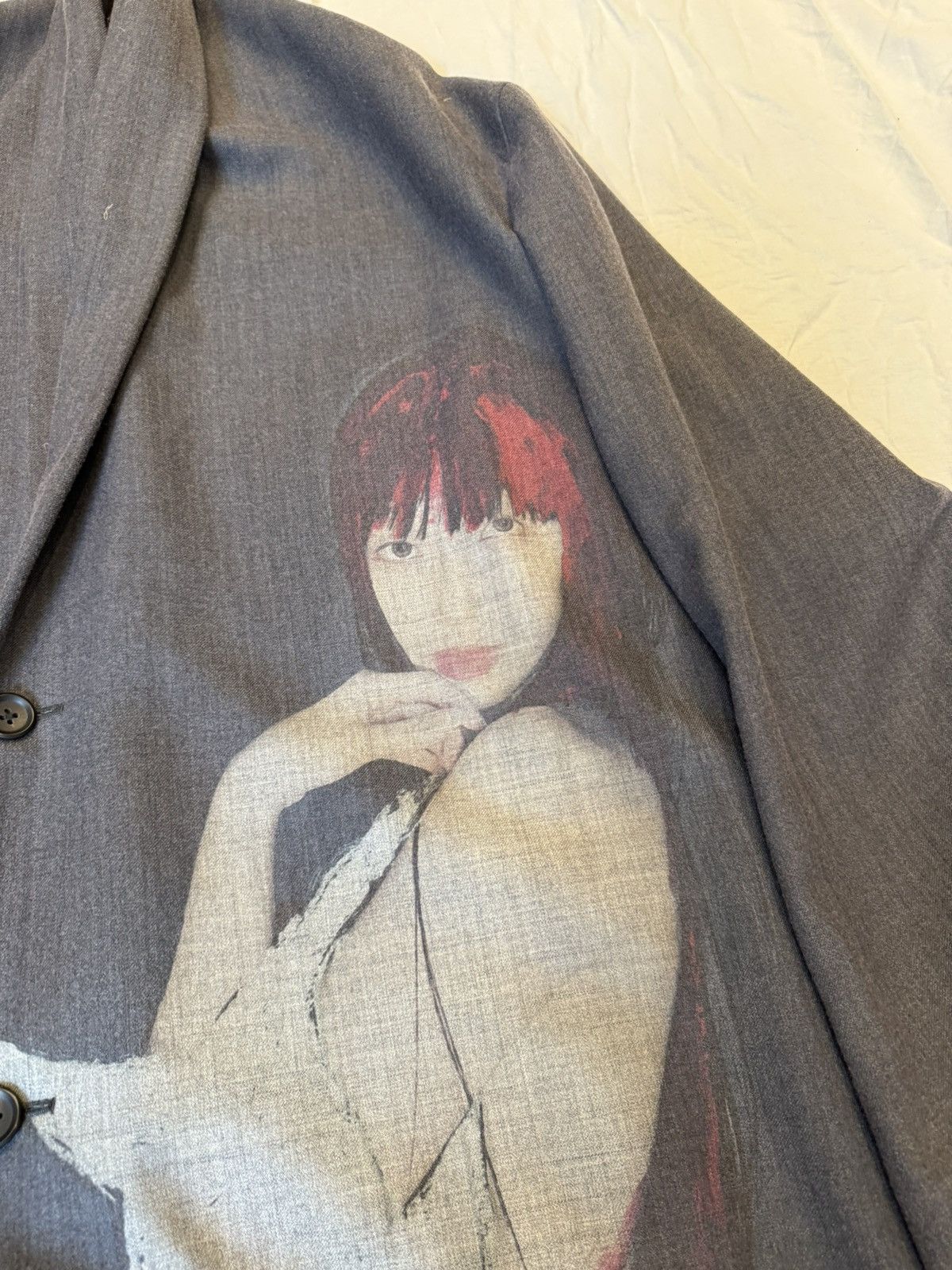 Yohji Yamamoto Print coat Size US L / EU 52-54 / 3 - 2 Thumbnail