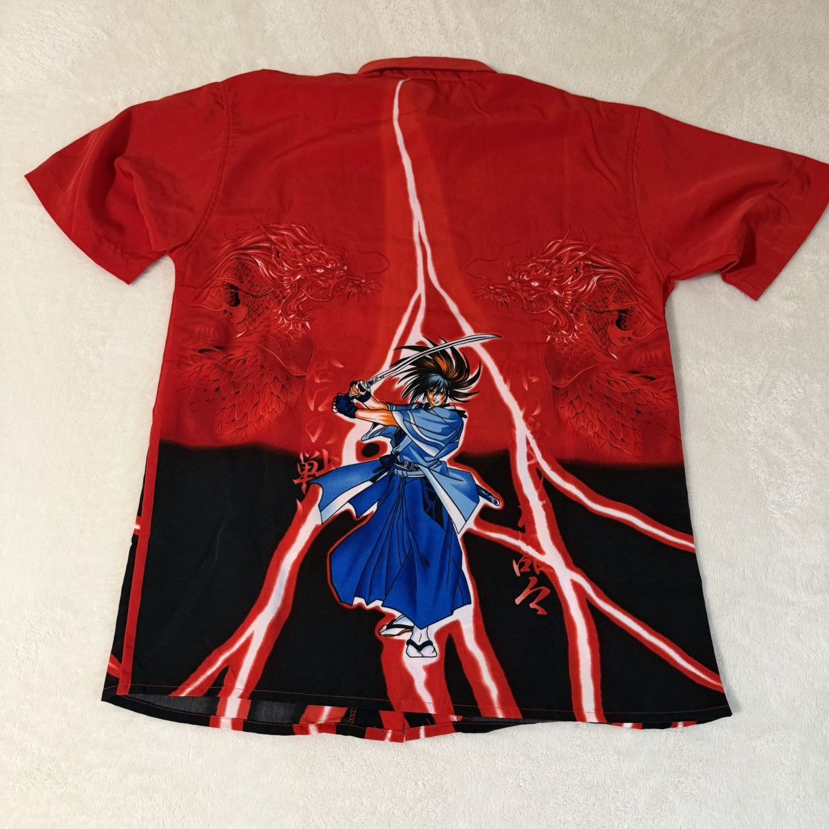 Other y2k Vintage Knu Anime All Over Print Button Up Shirt Size US M / EU 48-50 / 2 - 3 Thumbnail