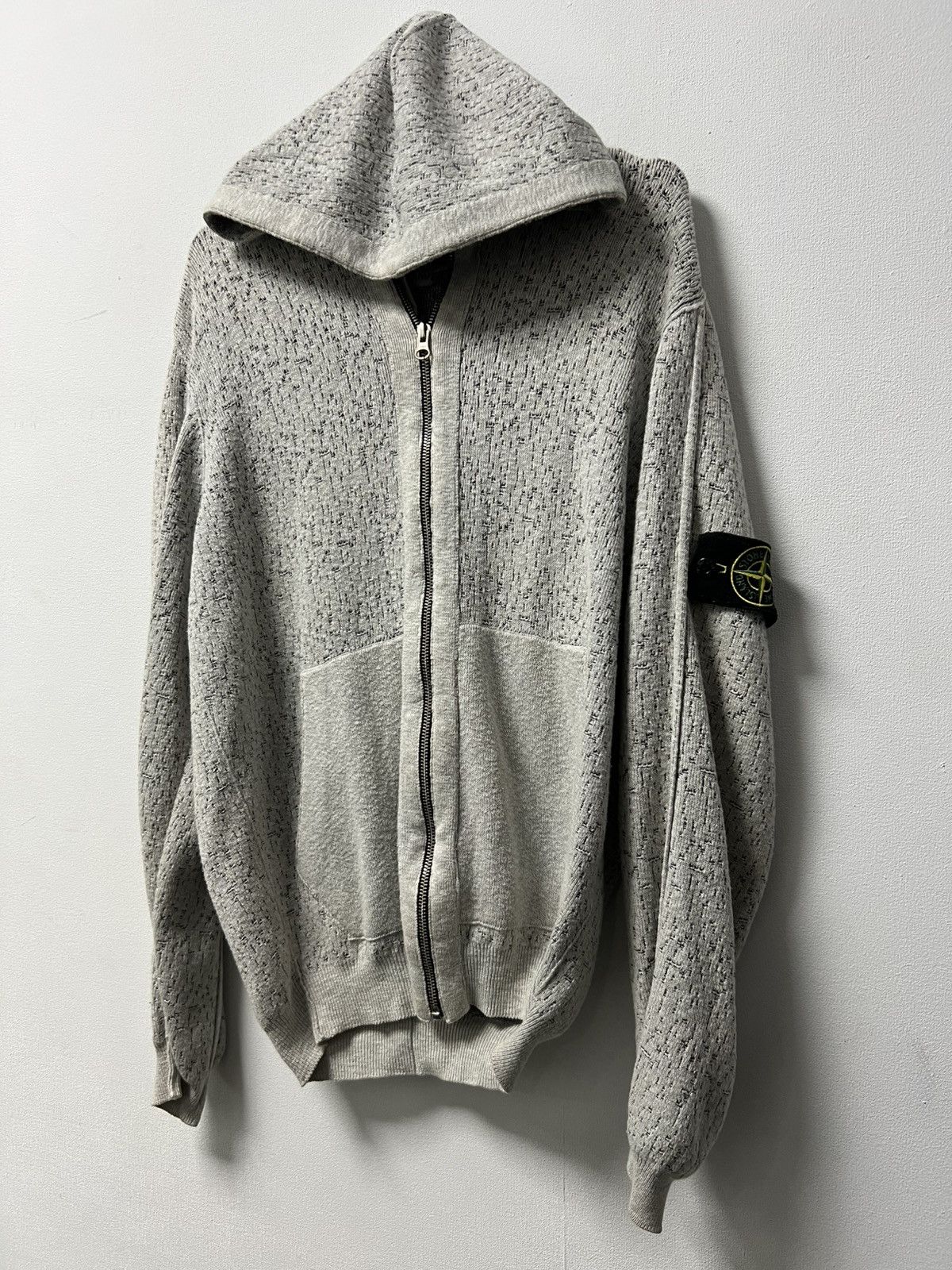 Stone Island Vintage Stone Island Zip Hoodie Jacket Size US XL / EU 56 / 4 - 2 Thumbnail
