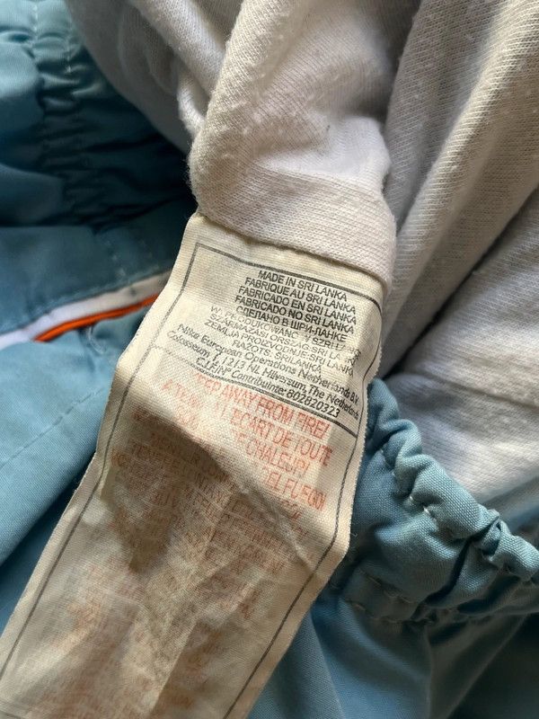 Nike OG Nike Sz M Baby Blue Track Pants Vintage 2004 Rare Baggy Size US 33 - 8 Thumbnail
