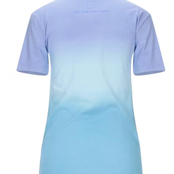 Paco Rabanne cotton Realist t shirt in a blue and lilac gradient Size M / US 6-8 / IT 42-44 - 2 Thumbnail