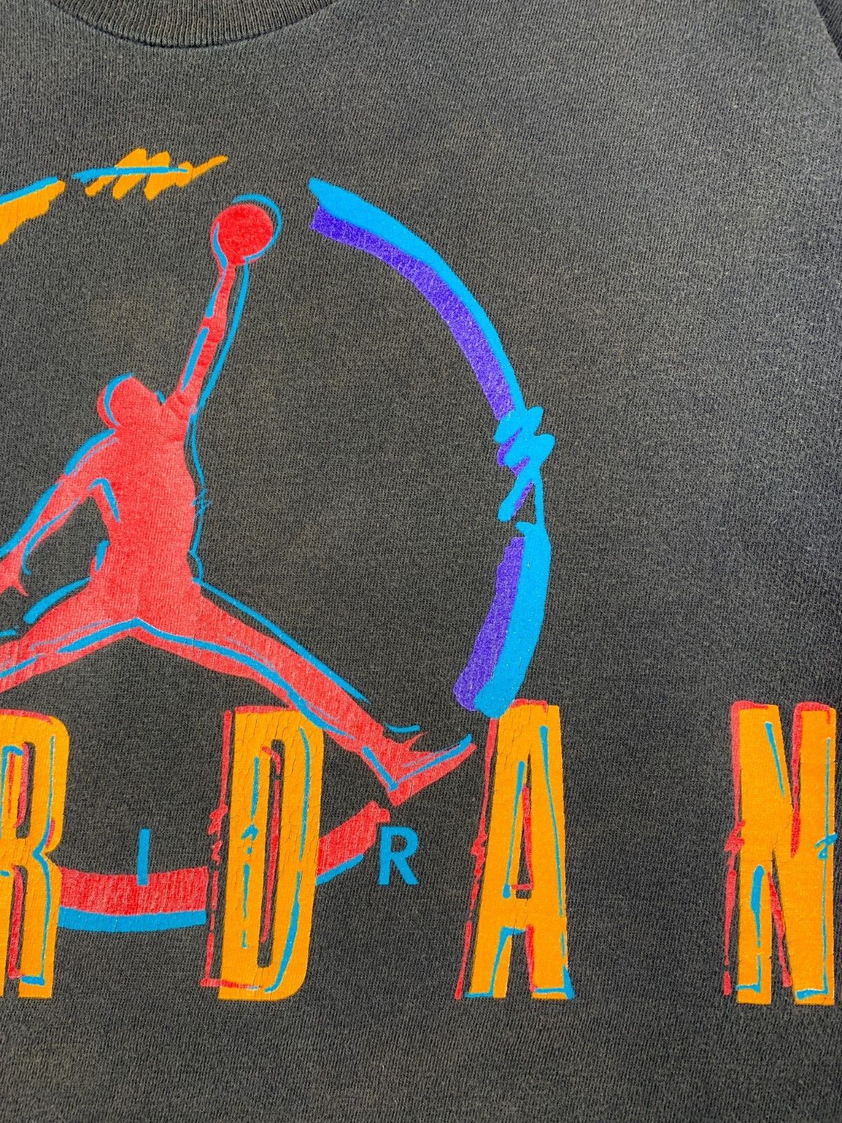Nike Vintage 90s USA Nike x Jordan Sunfaded Single Stitch T Shirt Size US M / EU 48-50 / 2 - 9 Thumbnail