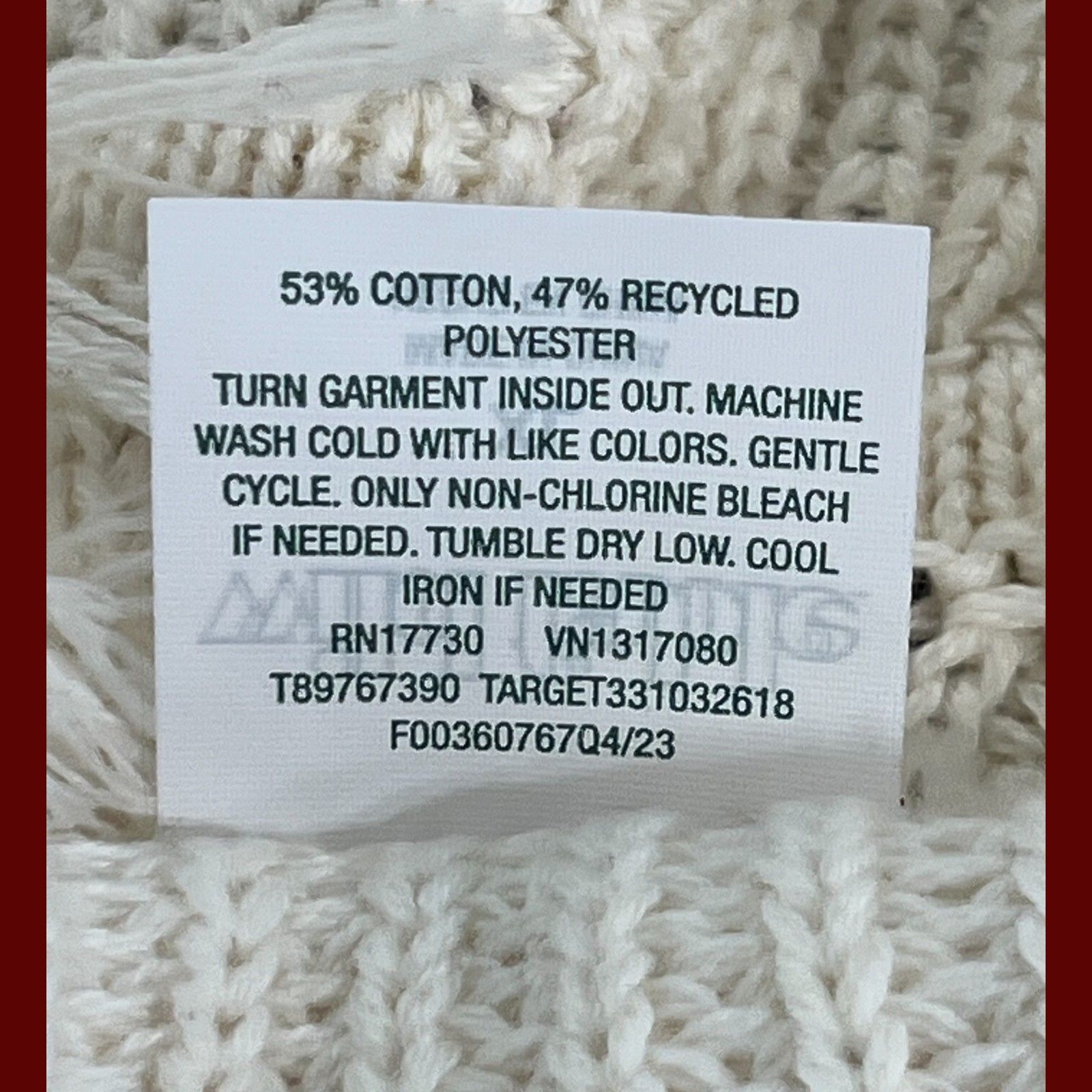 Other Wild Fable - Women's Knitted Tank Top Camisole - Off-White - Size XL / US 12-14 / IT 48-50 - 8 Thumbnail