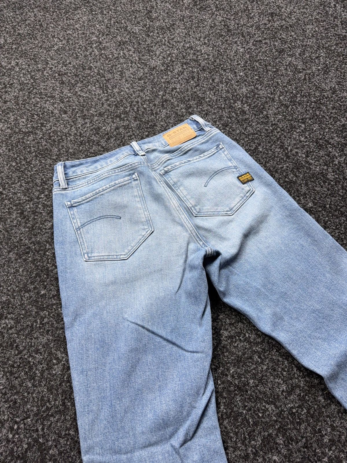 G-Star Vintage 00s G-Star RAW G-Low Bootcut Jeans Y2K Light Wash Size 27" / US 4 / IT 40 - 16 Thumbnail