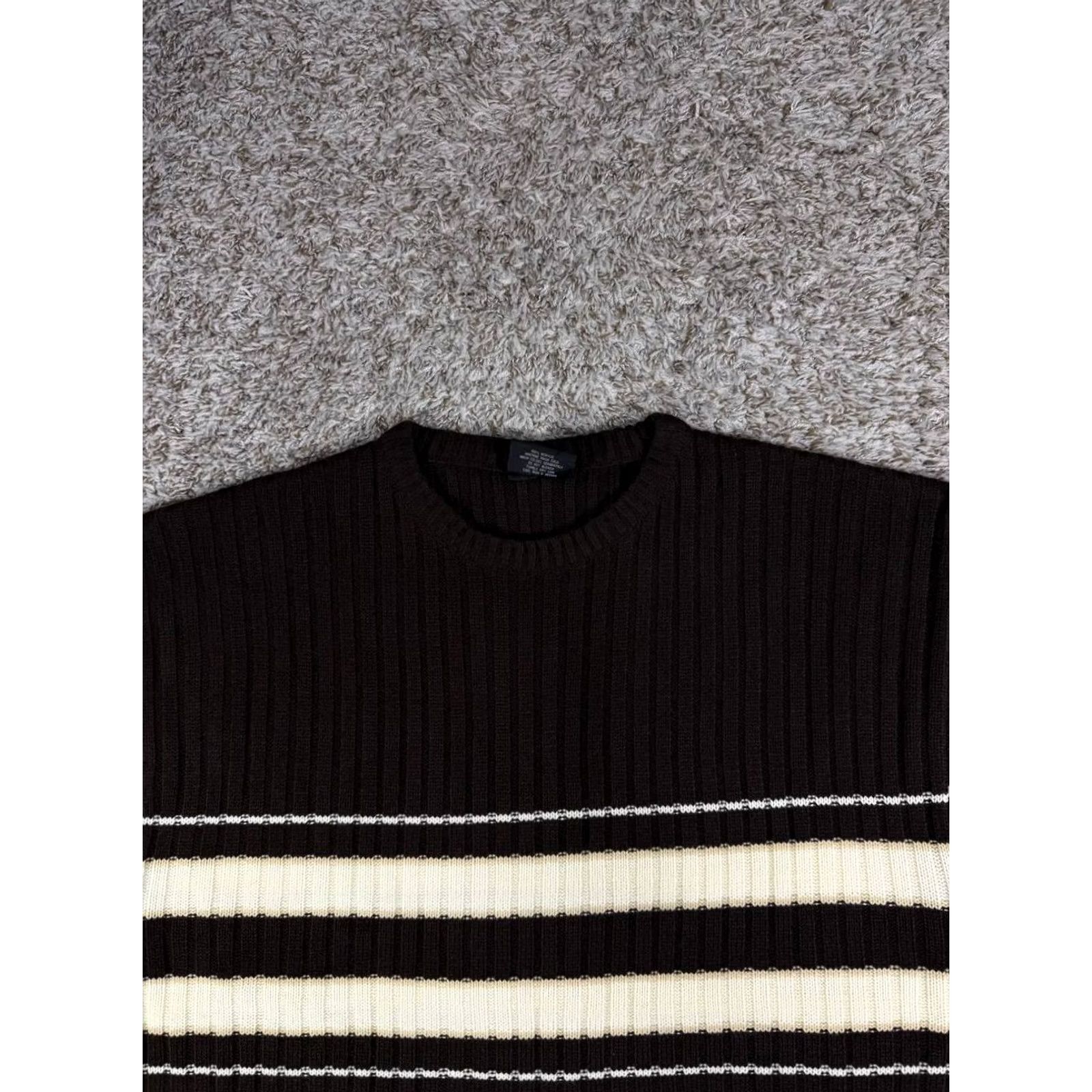 Southpole VINTAGE Southpole Striped Knit Sweater Hip Hop Oversized XXL Men Pullover Brown 2000s Size US XXL / EU 58 / 5 - 2 Thumbnail