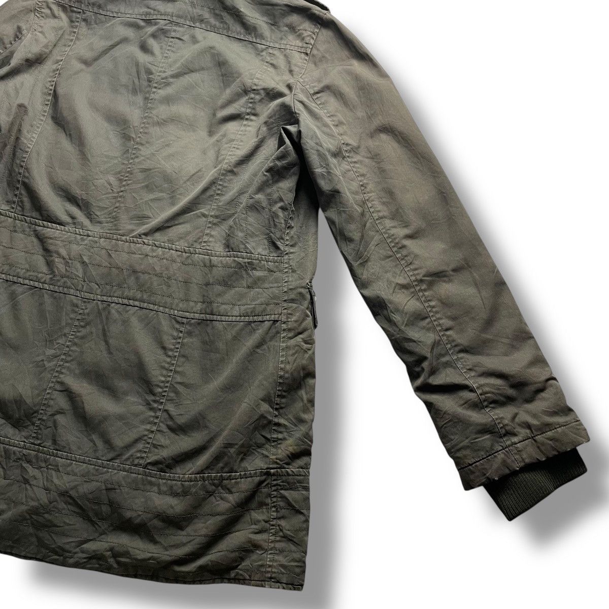 14th Addiction × Japanese Brand × Le Grande Bleu (L.G.B.) 🇯🇵 APAISER MULTIPOCKET BONDAGE PARKA JACKET Size US L / EU 52-54 / 3 - 14 Thumbnail