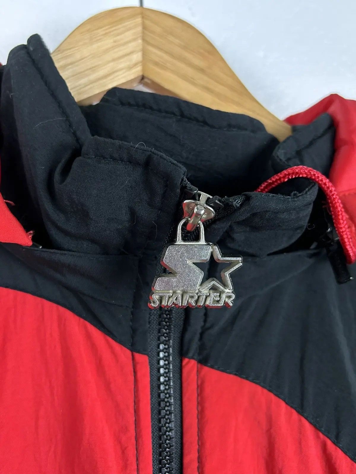 90s Vintage Starter Chicago Bulls Big Logo Very Rare Jacket