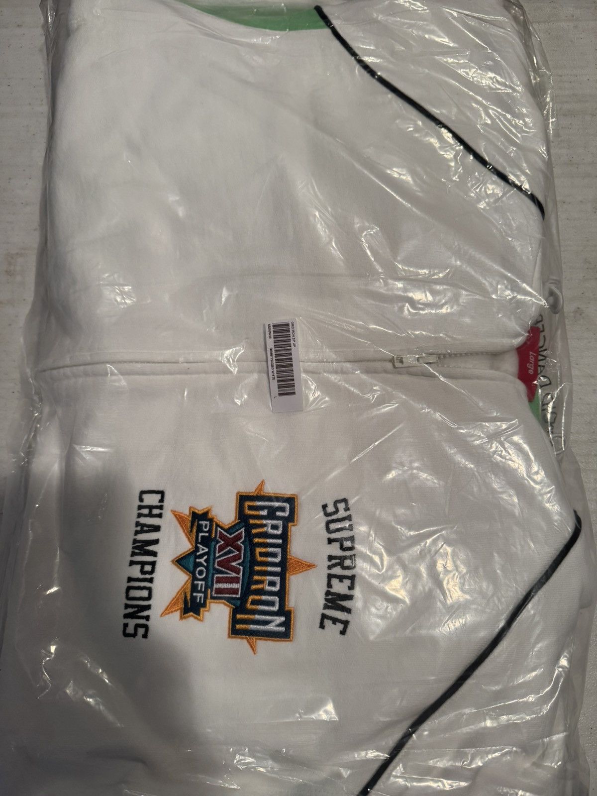 Supreme Supreme Playoffs Zip Up Hooded Sweatshirt Size US L / EU 52-54 / 3 - 4 Thumbnail