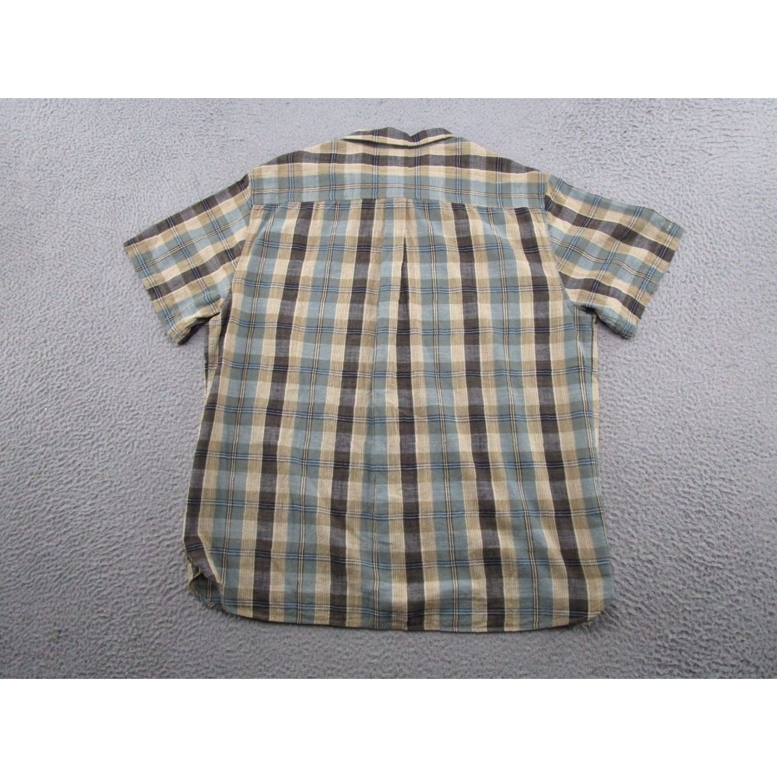 Carbon VINTAGE Carbon 2 Cobalt Men’s XL Button Up Shirt Plaid 100% Cotton Casual Work EUC Size US XL / EU 56 / 4 - 7 Thumbnail