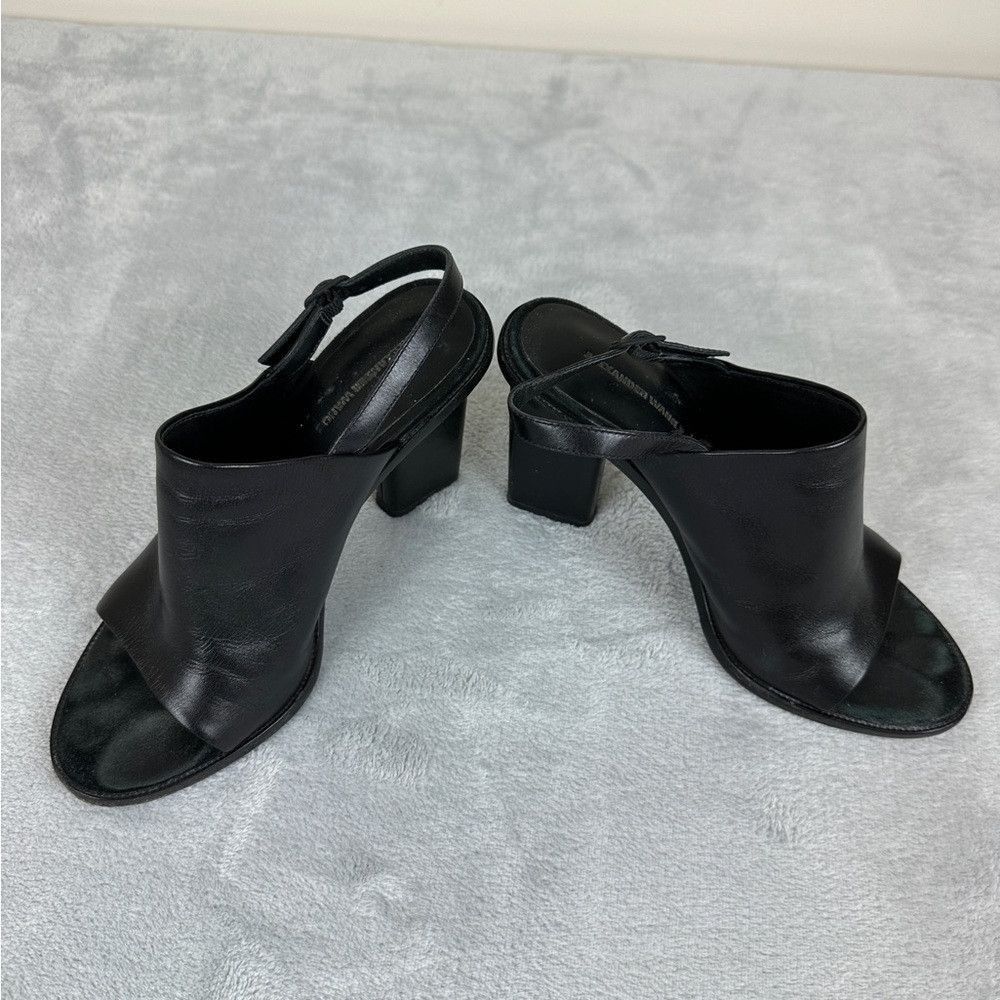 Alexander Wang Alexander Wang Black Leather Heels Women's Size 8 US/38 EU Size US 8 / IT 38 - 6 Thumbnail