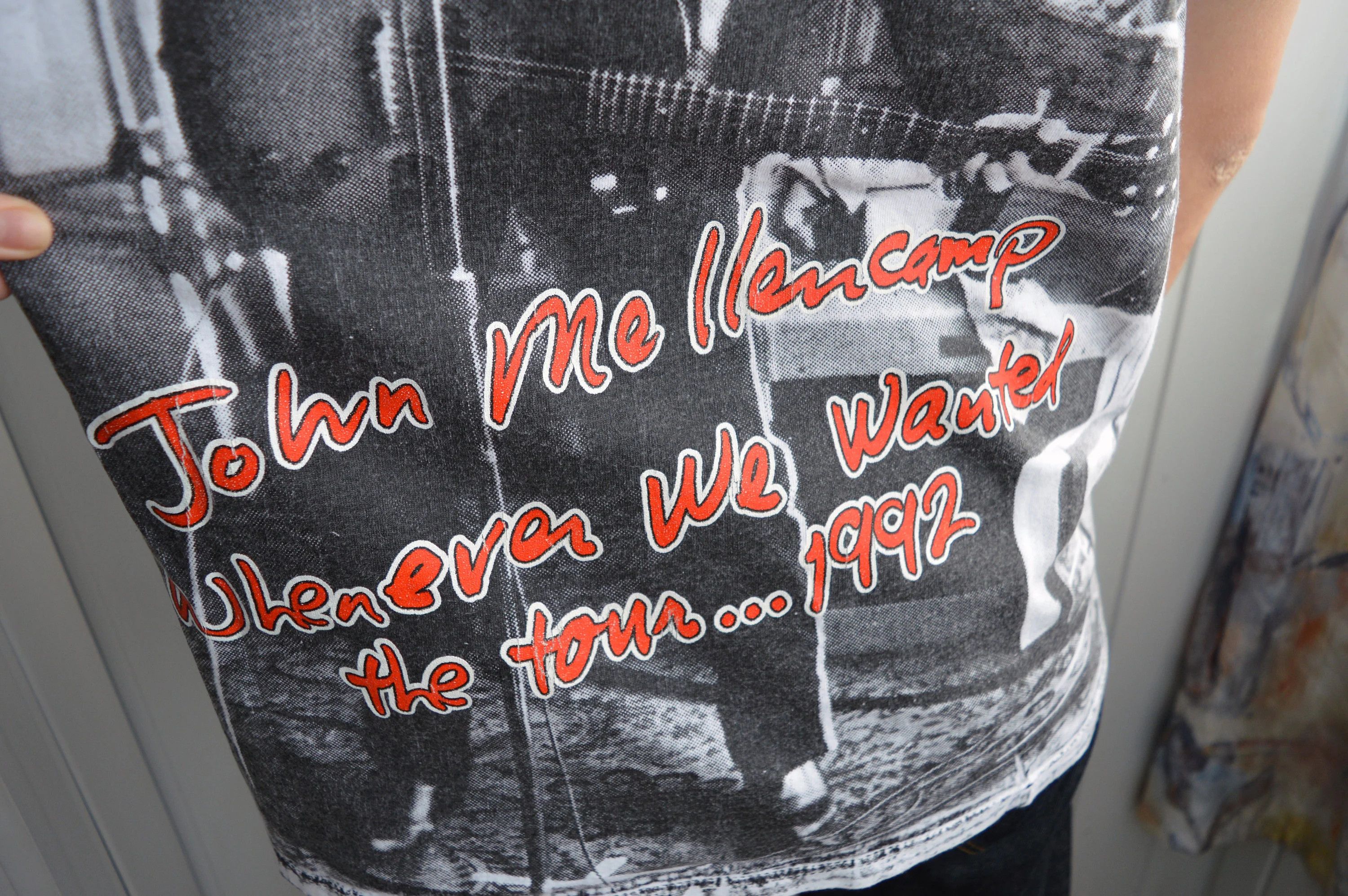 Vintage Vintage 1992 John Mellencamp fullprint t shirt Size US XL / EU 56 / 4 - 4 Thumbnail