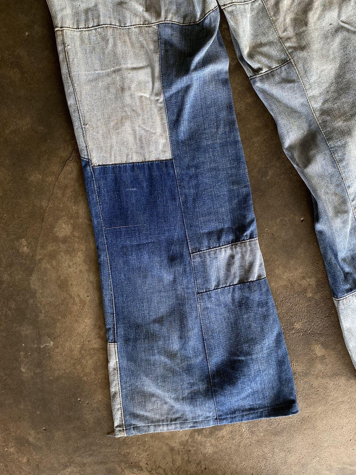 Kapital Kountry Y2k FLARE BLUSSOM IFSIXWASNINE DENIM PANTS Size US 27 - 9 Thumbnail