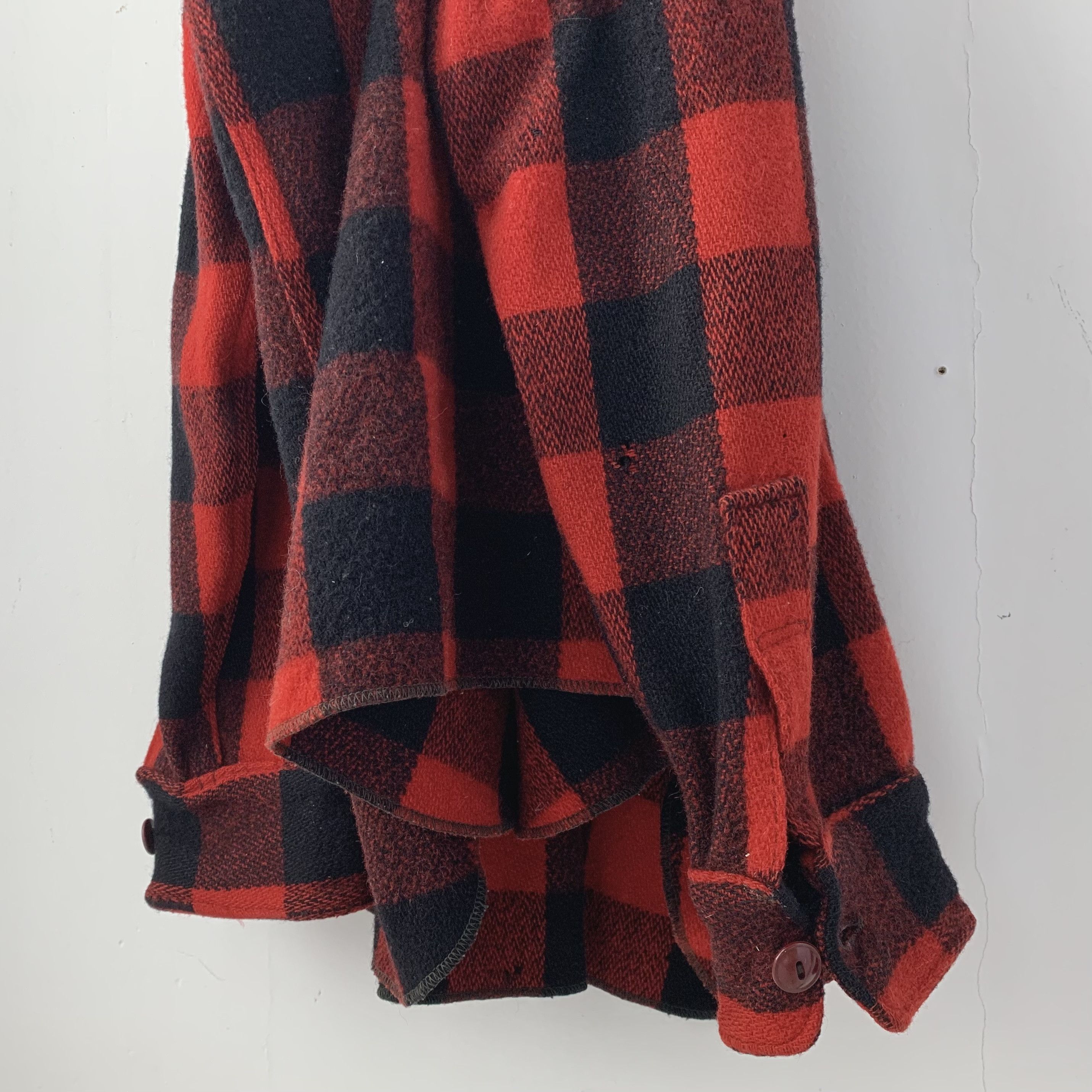 Woolrich Woolen Mills vintage 70s wool Woolrich jacket / chore - barn - work coat Size US L / EU 52-54 / 3 - 8 Thumbnail