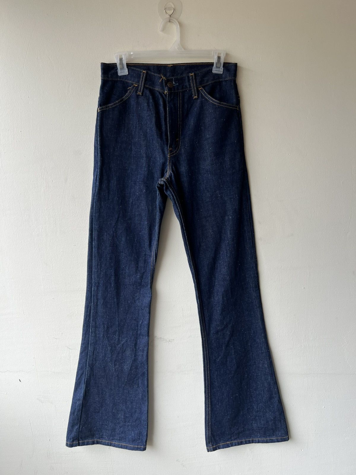 Levi's 2000 Levi’s 646 Orange Tab Denim Bell Bottom Jeans Size US 29 - 2 Thumbnail