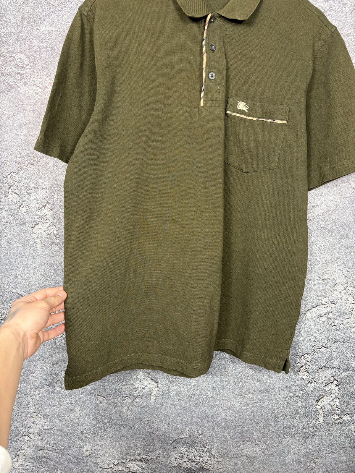 Burberry Vintage Burberry Classic Polo With Logo Size L Size US L / EU 52-54 / 3 - 7 Thumbnail
