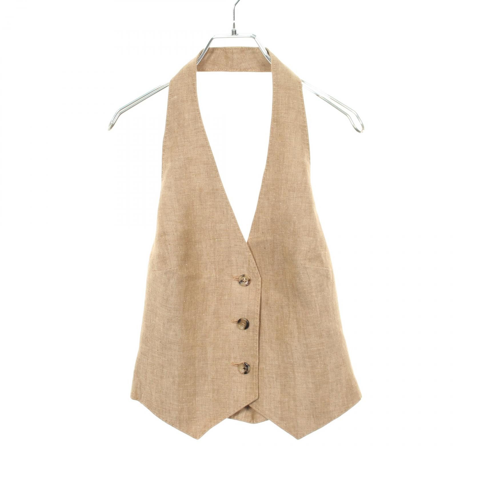 Max Mara Max Mara Max Mara SAURO Fabric Vest Textile Tops DUTY FREE for USA Size ONE SIZE - 1 Thumbnail