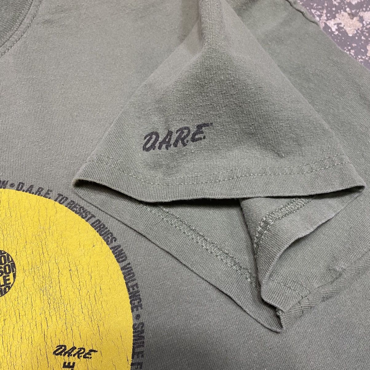 D.A.R.E × Vintage Vintage Dare Smiley Face Green Tshirt Size US XL / EU 56 / 4 - 5 Thumbnail