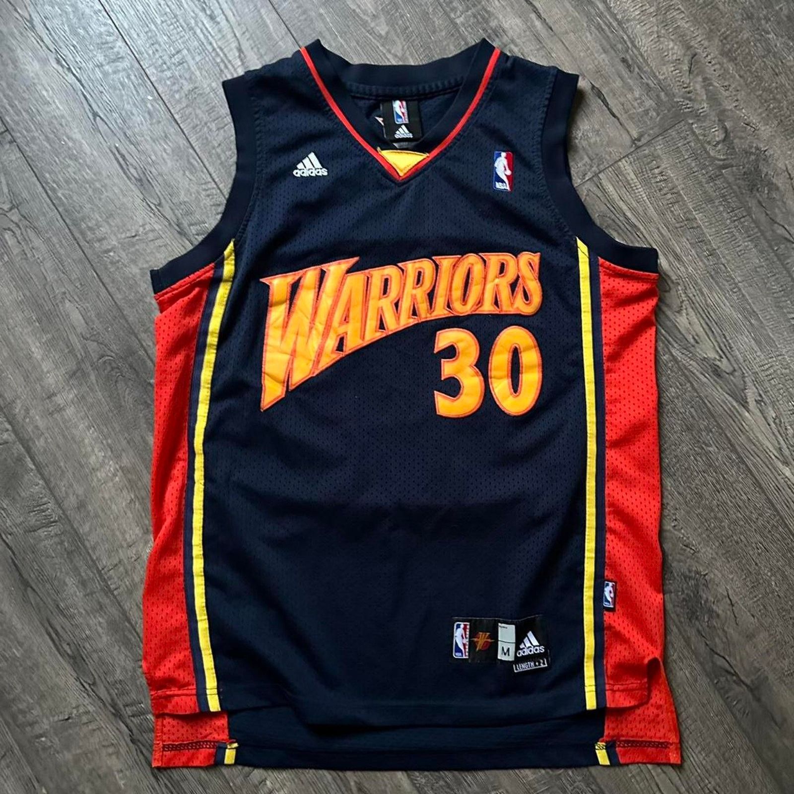 2010 Steph Curry Golden State Warriors Basketball NBA Jersey