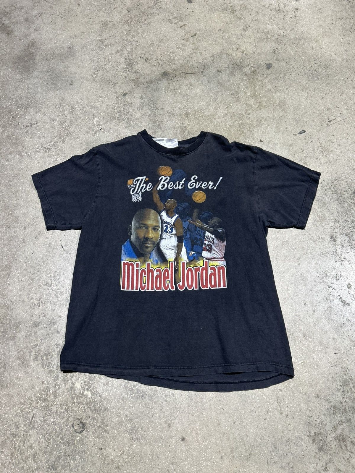 Vintage Michael Jordan The Best Ever! Tee Size US XL / EU 56 / 4 - 1 Thumbnail