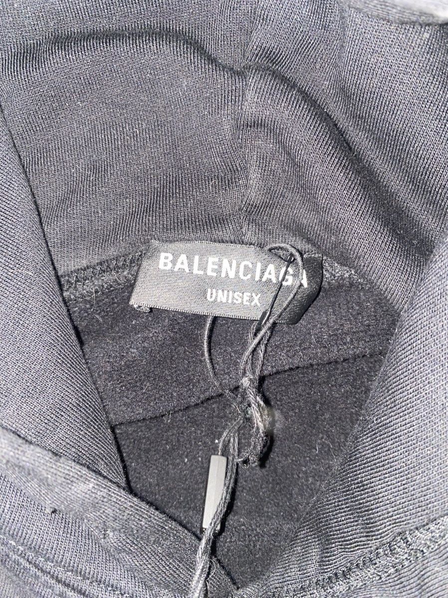 Balenciaga Balenciaga Paris College Varsity Style Hooded Pullover Size US L / EU 52-54 / 3 - 6 Thumbnail