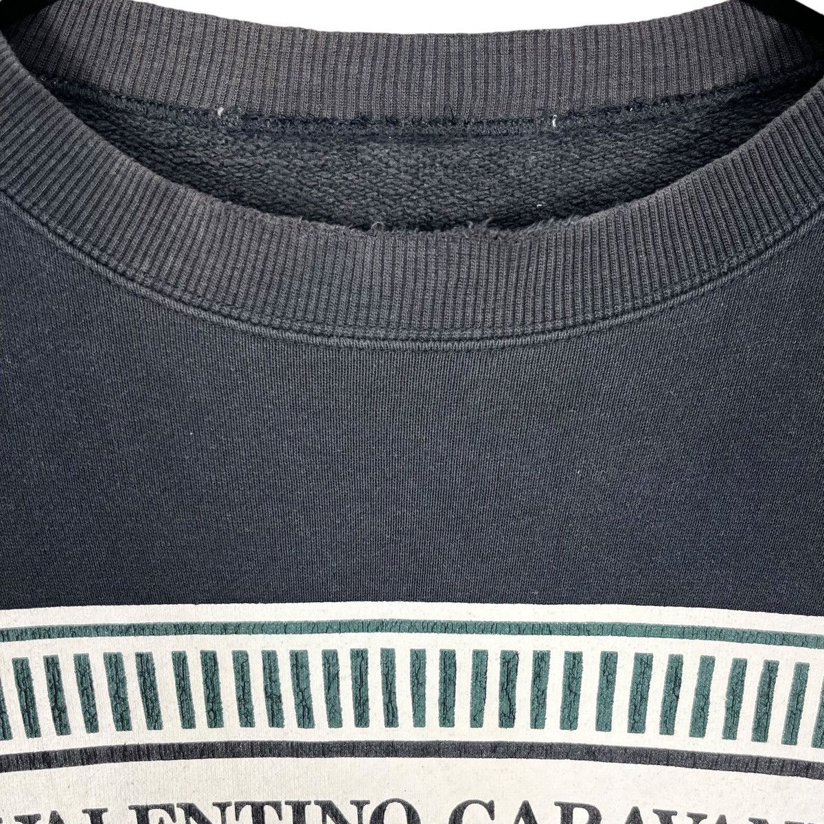Valentino × Vintage Distressed Vintage 90’s Valentino Garavani Jeans Sweatshirt Size US L / EU 52-54 / 3 - 5 Thumbnail