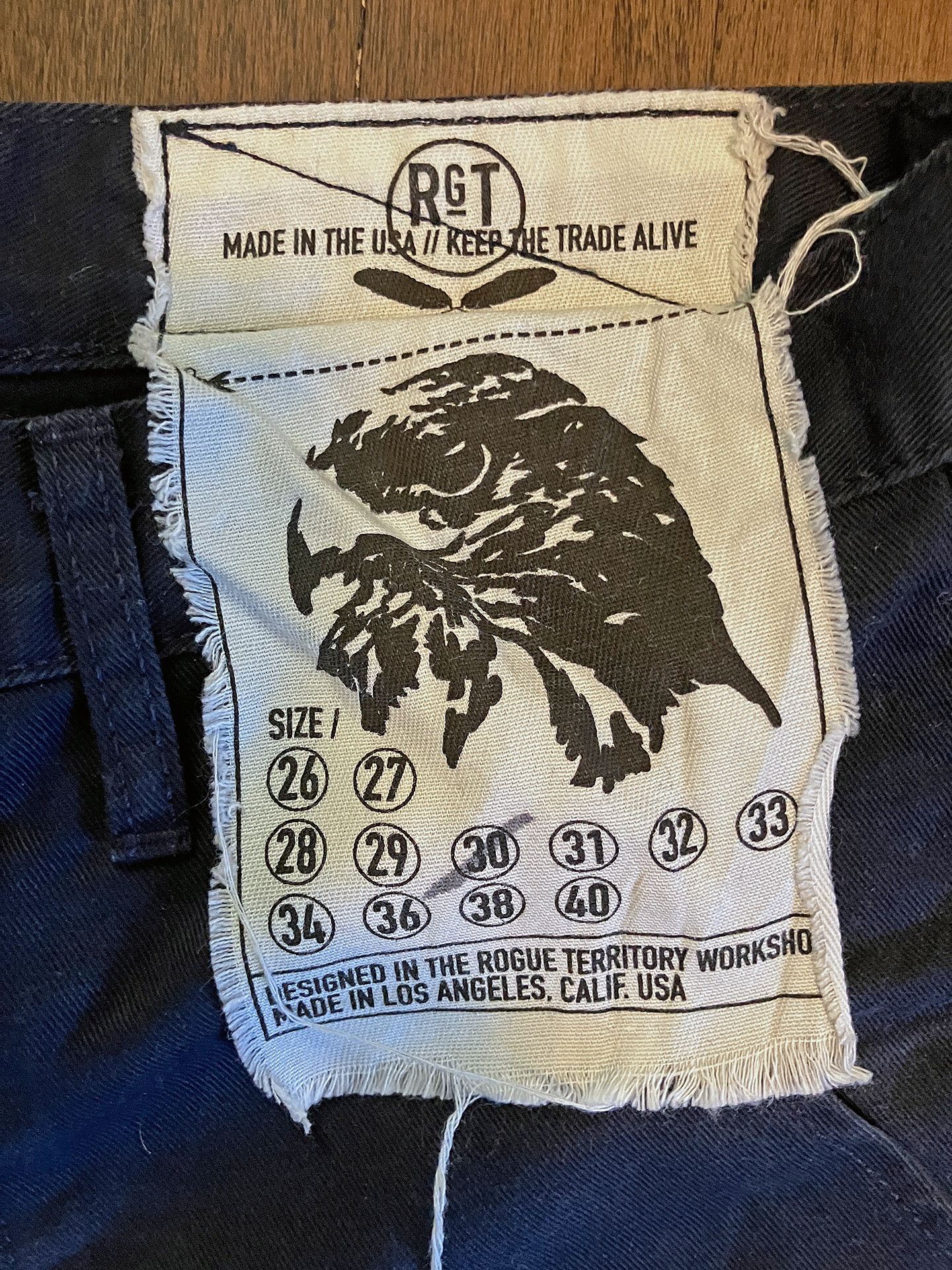 Rogue Territory Safari Shorts 8oz Navy Size US 30 / EU 46 - 3 Thumbnail